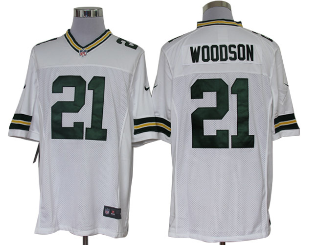 Nike NFL Green Bay Packers #21 Clinton-Dix White Limited Jersey - Click Image to Close